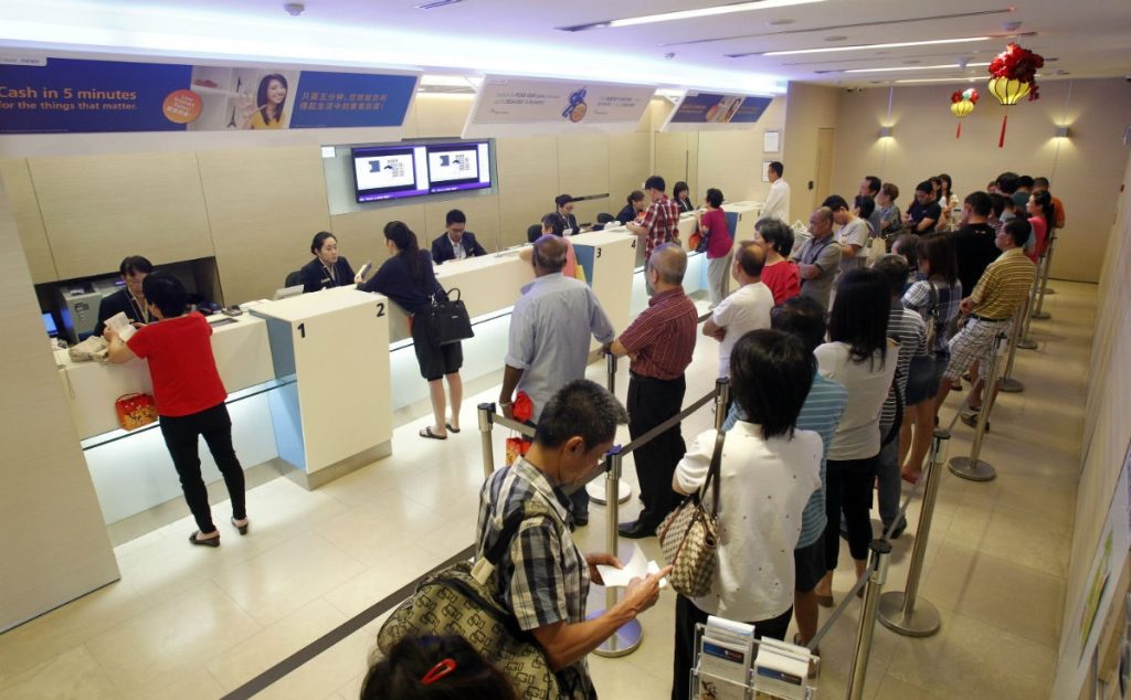 Queue without queue management system