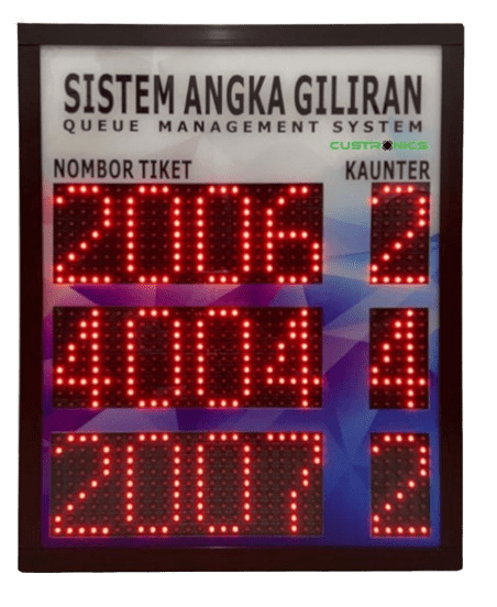 Custronics Analogue Queue Management System